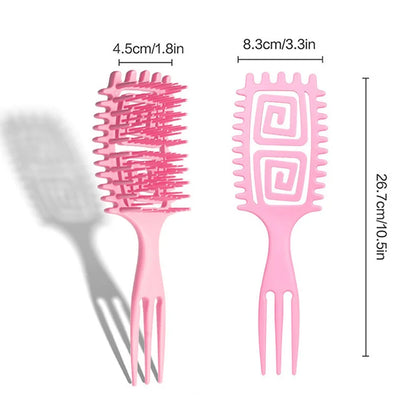 Curly Hair Detangling Brush with Scalp Massage