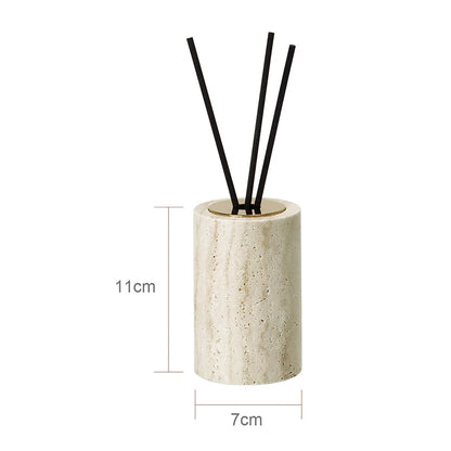 Travertine-Style Bathroom Accessories Set