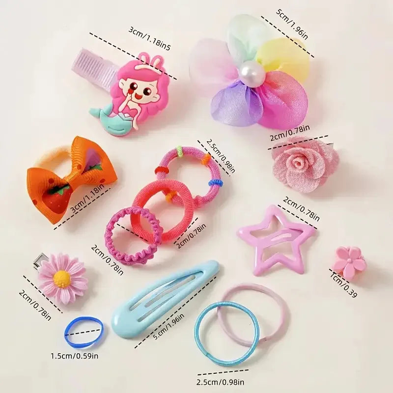 718pcs Girls Hair Accessories Set