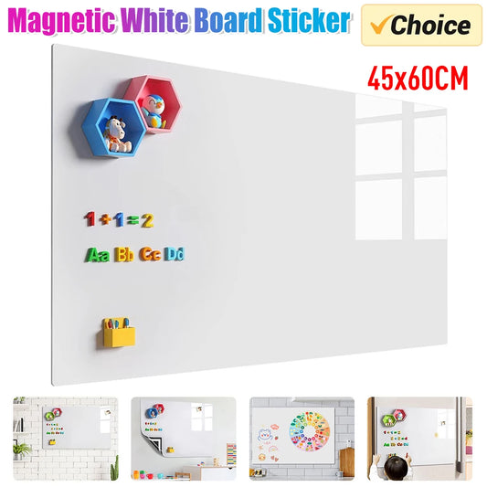 Magnetic Dry Erase Whiteboard Wall Sticker Kit