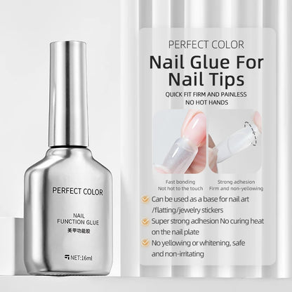 PERFECT COLOR No Wipe Gel Base & Top Coat Set