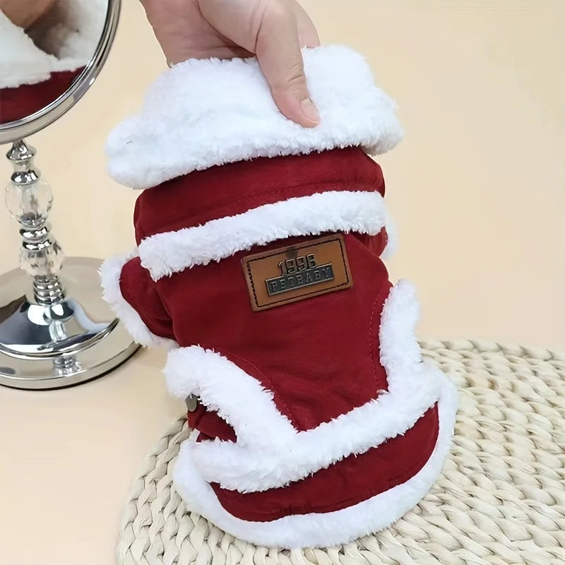 Warm Plush Dog Sweater for Autumn & Winter