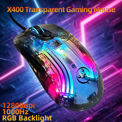 HXSJ X400 RGB Programmable Gaming Mouse