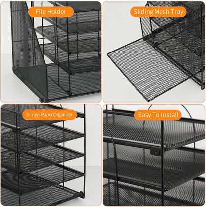 Multi-Layer Document & Paper Storage Rack