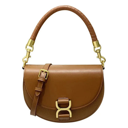 Vintage Leather Diaper Bag