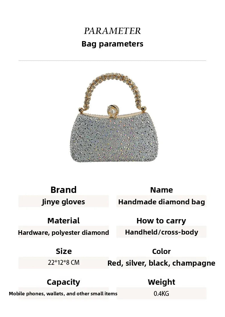 Crystal Embellished Evening Handbag