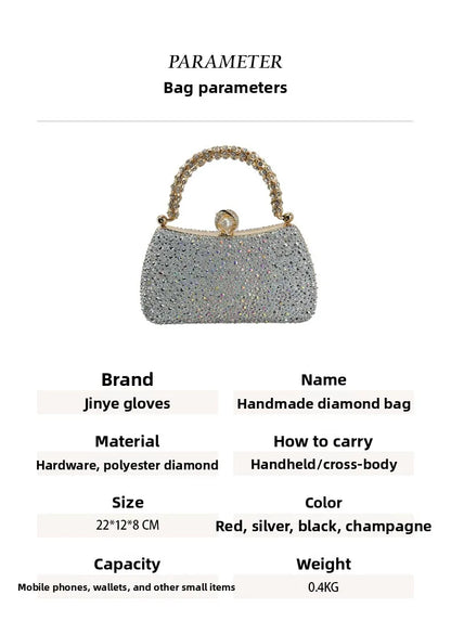 Crystal Embellished Evening Handbag