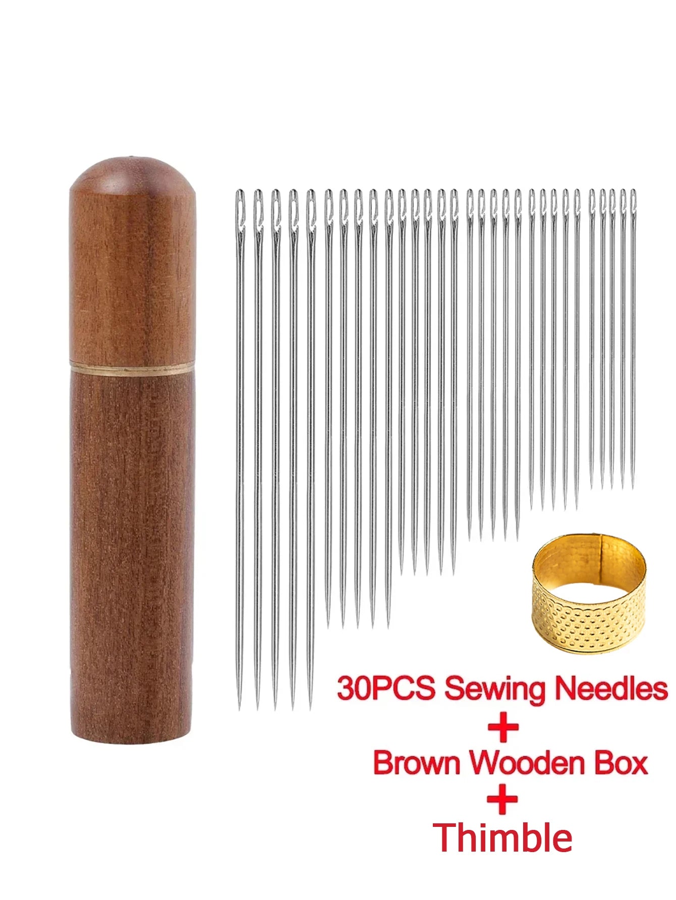 Self-Threading Sewing Needle Set