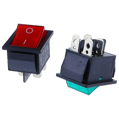 KCD4 Illuminated 4-Pin Rocker Power Switch