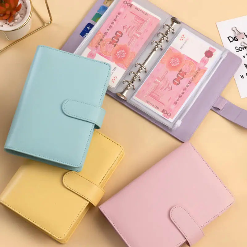 Practical Household Accessory – A6 PU Leather Budget Notebook – pp