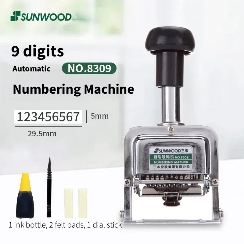 Automatic Self-Inking Numbering Stamp