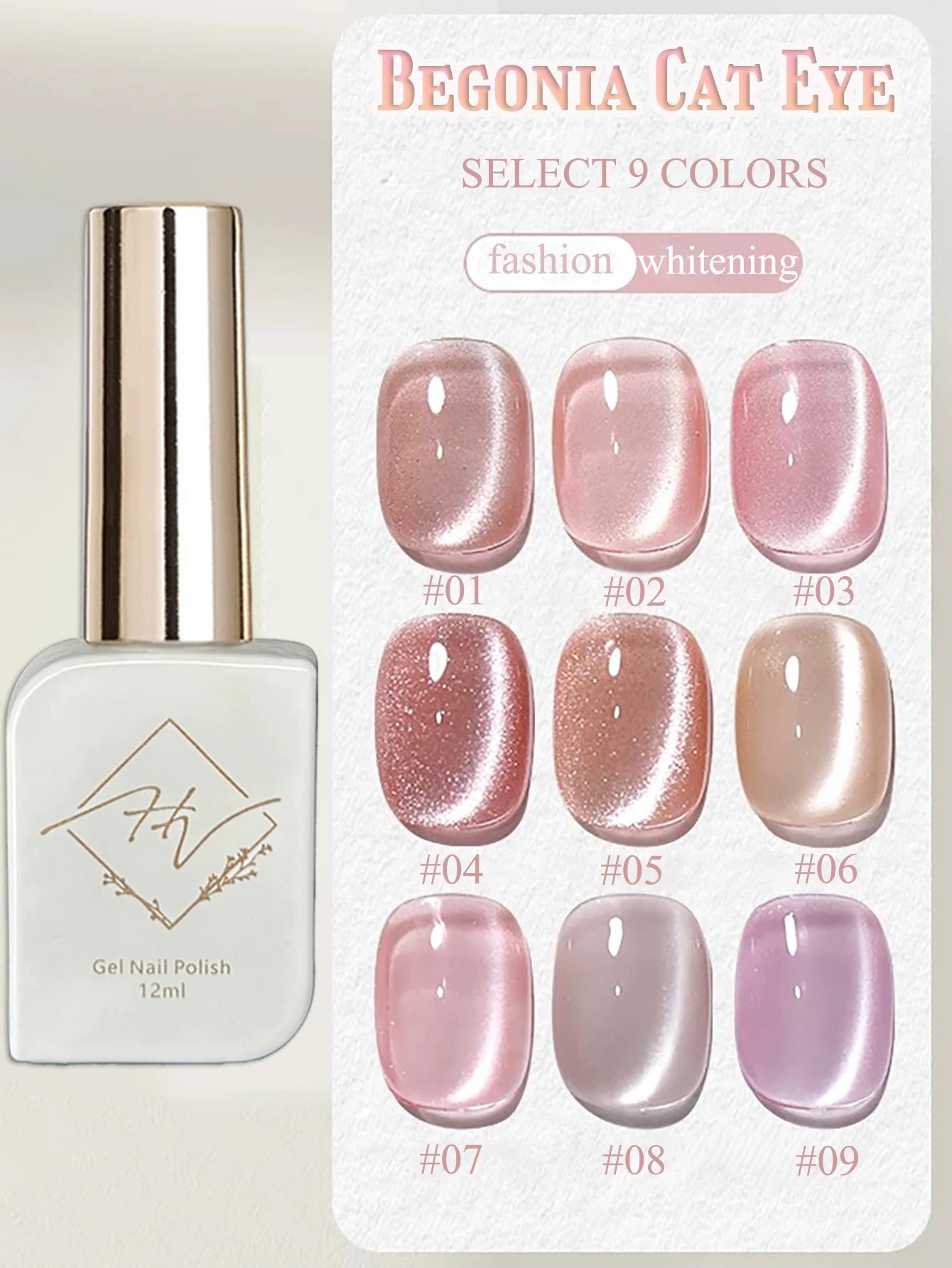 ZH Golden Cat Magnetic Gel Polish