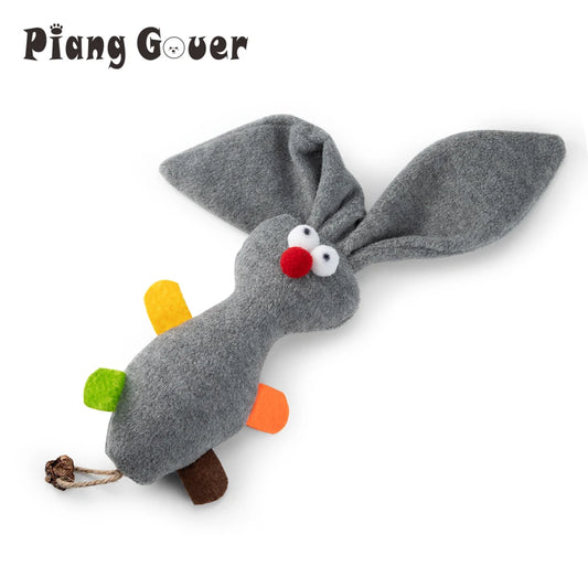 Grey Rabbit Catnip Plush Toy for Cats