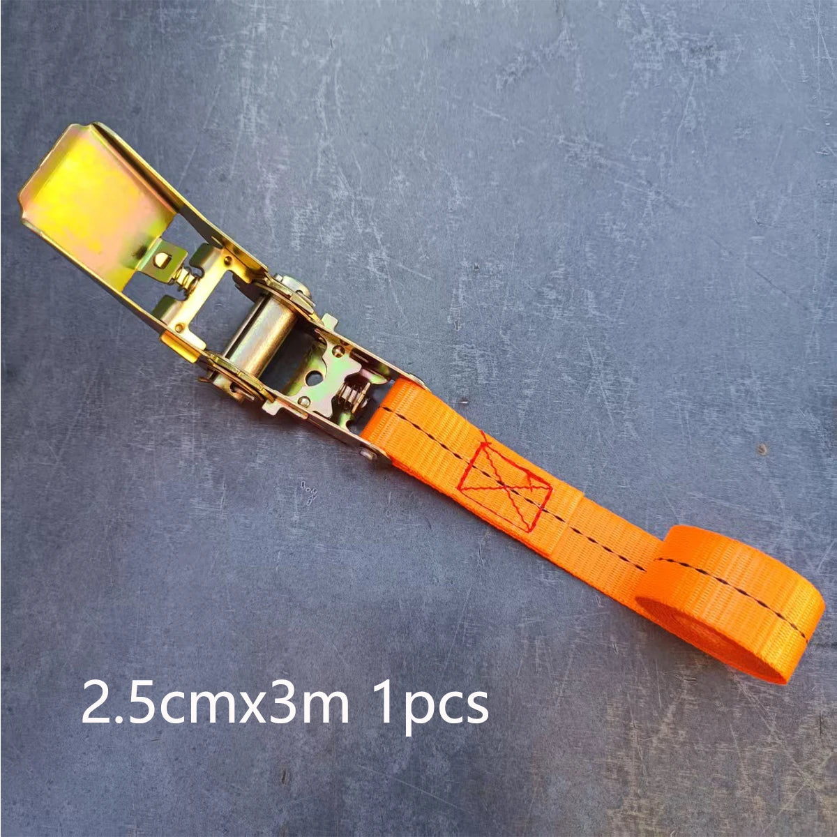 Heavy-Duty Ratchet Cargo Tie Down Strap
