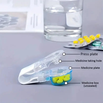 Portable Pill Dispenser & Tablet Splitter