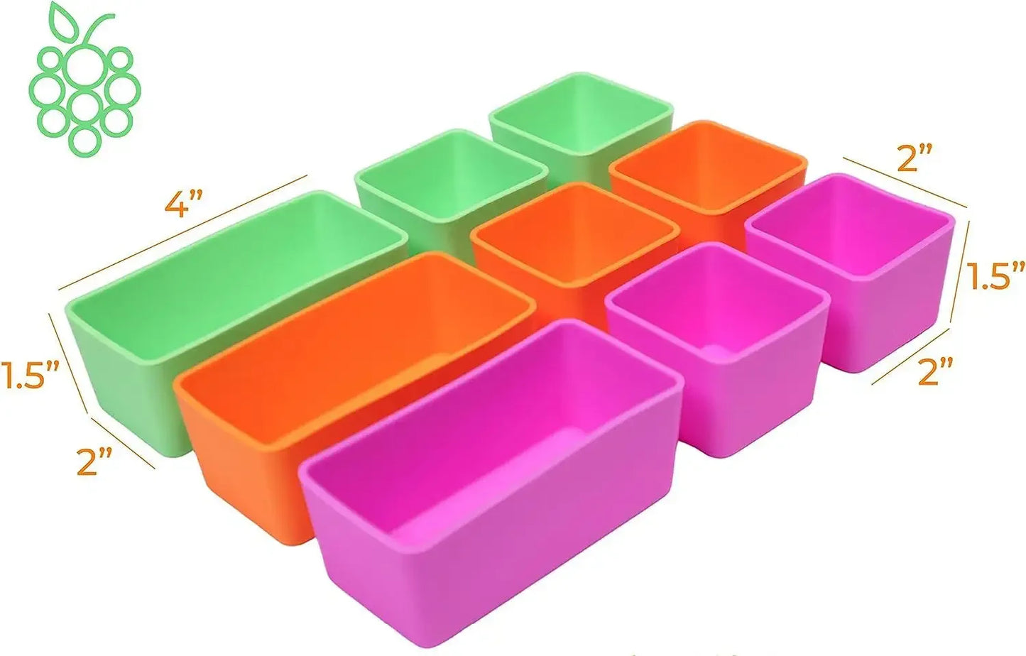 Reusable Silicone Lunch Box Food Dividers