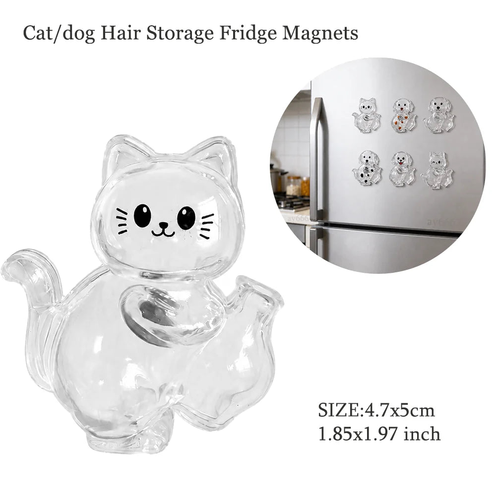 Pet Hair Memorial Keepsake Keychain