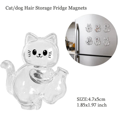 Pet Hair Memorial Keepsake Keychain