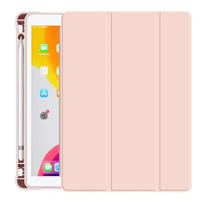 Smart Protective Case with Pencil Holder for Apple iPad