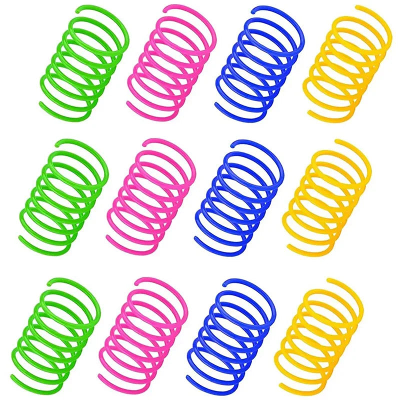 Colorful Cat Spring Toys