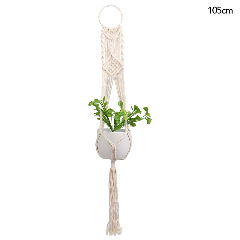 Macrame Handmade Plant Hanger Baskets