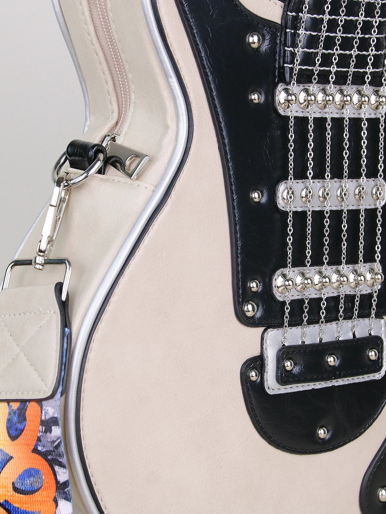 Guitar Shape Crossbody Shoulder Bag