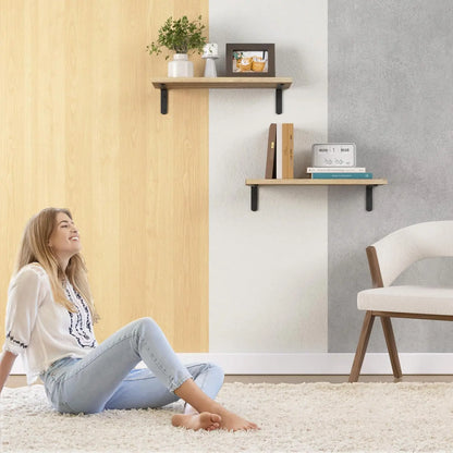 Wooden Wall Floating Shelves