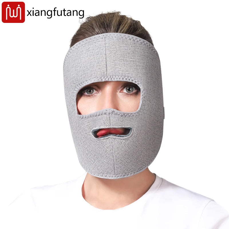Electric Heated Facial Mask with Red Light Therapy