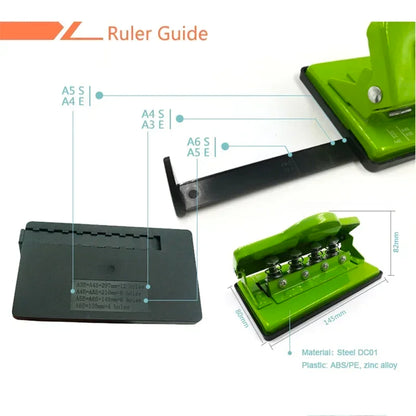 Mushroom Hole Paper Punch for Discbound Notebooks