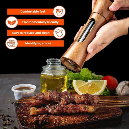 Manual Wooden Salt & Pepper Grinder