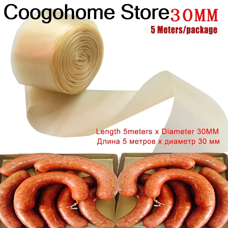 Collagen Sausage Casing Roll for Sausage Stuffers