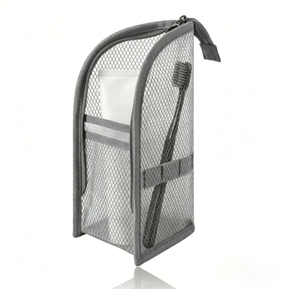 Standing Mesh Toiletry Travel Bag