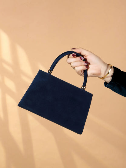 Velvet Evening Clutch Handbag