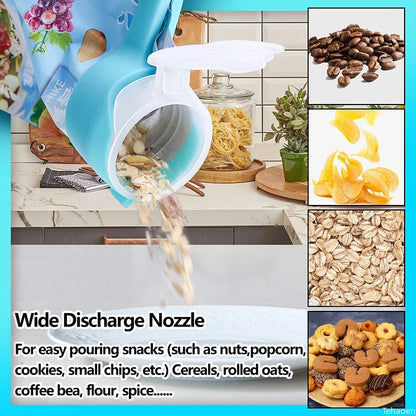 Snack Sealing Clip with Pouring Spout