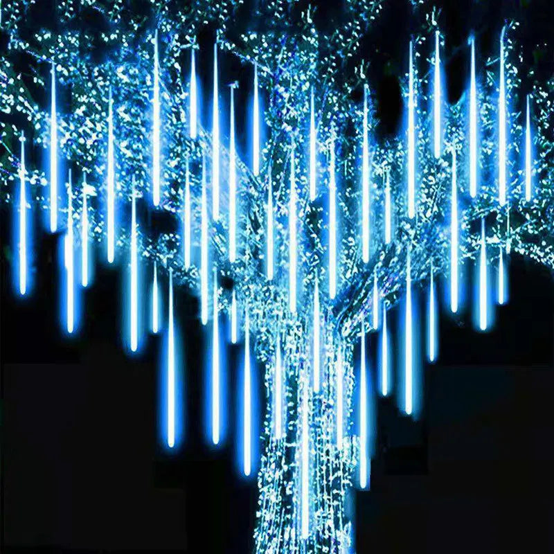 30/50cm 8 Tubes Meteor Shower Rain Christmas Led String Lights