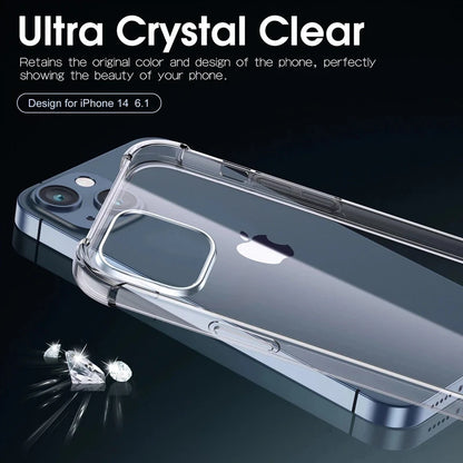 Shockproof Clear Silicone Phone Case for iPhone