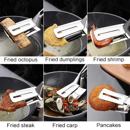 Double-Sided Cooking Tongs for Grilling & Frying
