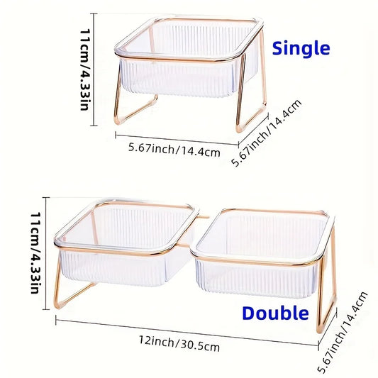 Elevated Non-Slip Pet Feeding Bowls