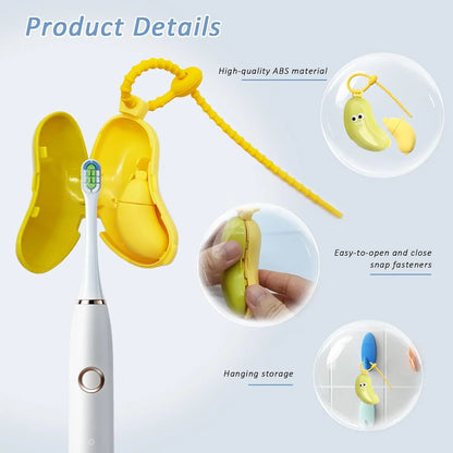 Waterproof 2-in-1 Portable Toothbrush Holder for Travel