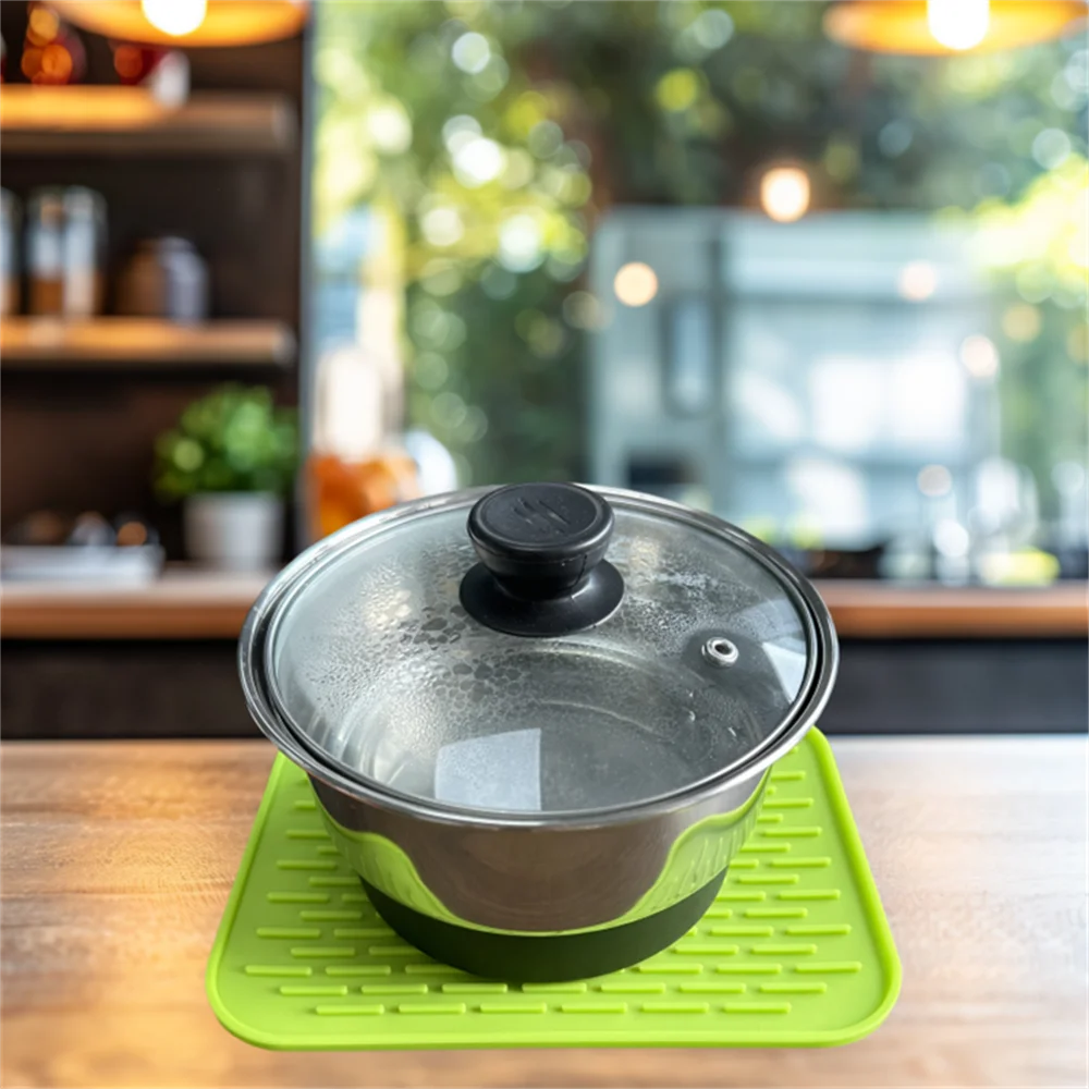 Silicone Heat-Resistant Pot Holder Mat
