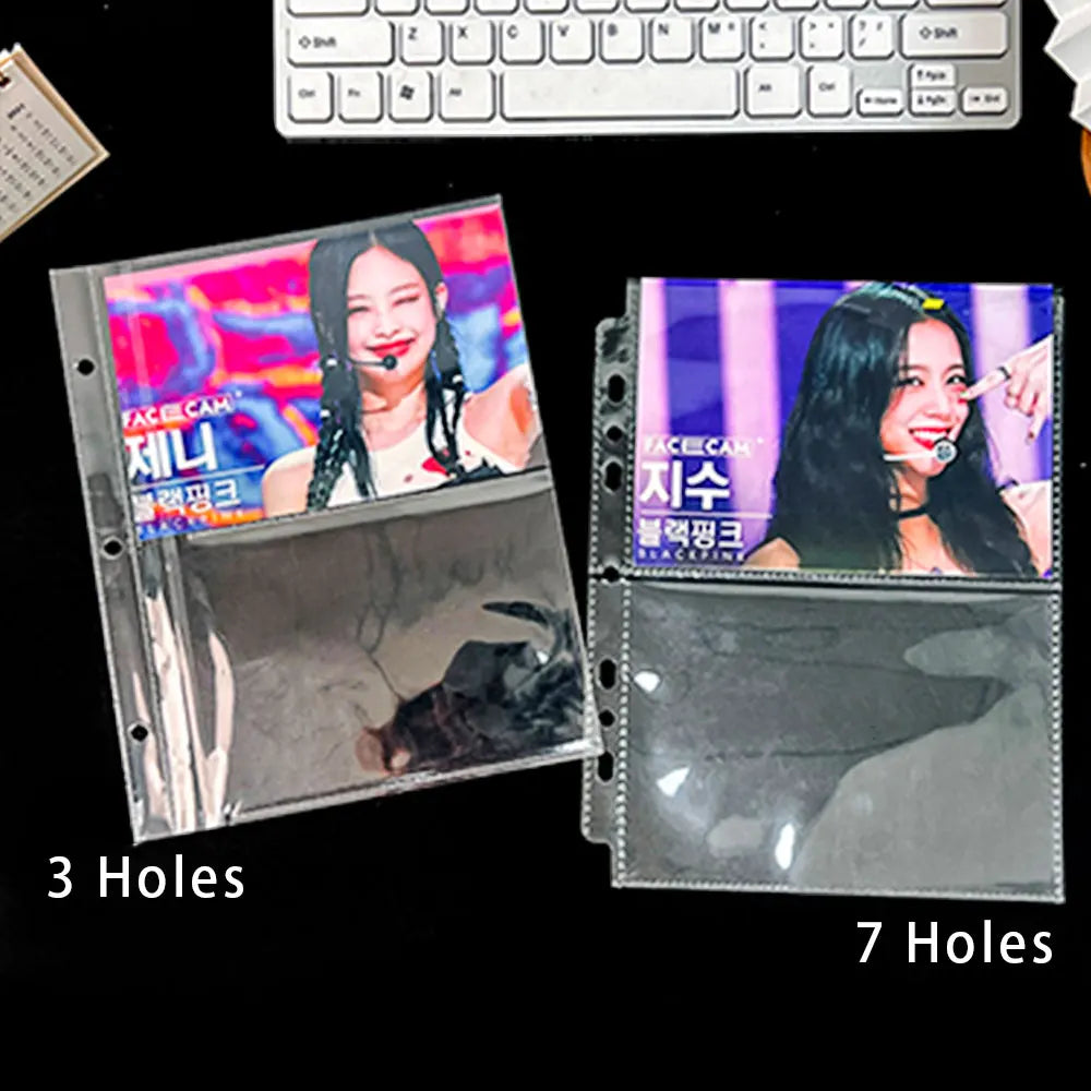 A5 Transparent Binder Sleeves for Photos & Photocards