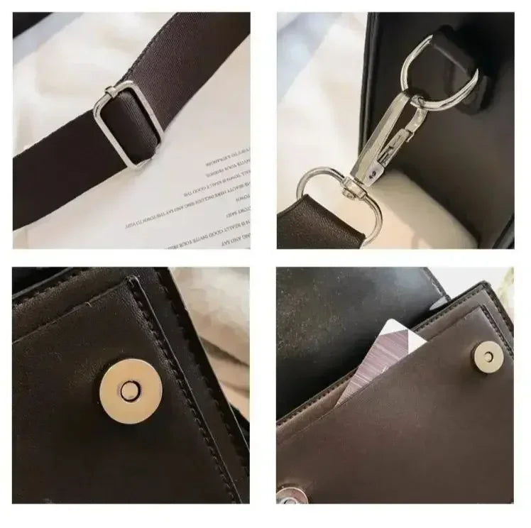 Women’s PU Leather Crossbody Flap Bag
