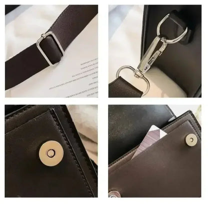 Women’s PU Leather Crossbody Flap Bag