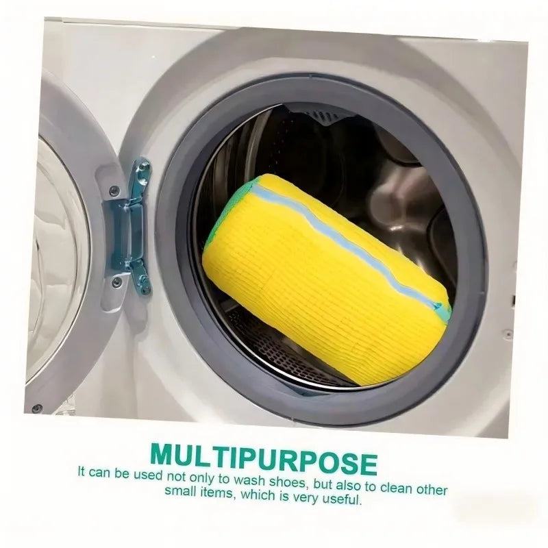 Reusable Shoe Washing Machine Laundry Bag with Zipper