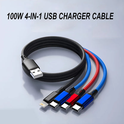 4-in-1 Fast Charging Multi Charger Cable