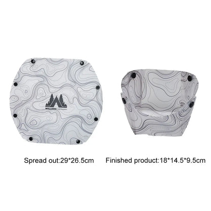 Lightweight Folding Outdoor Tableware Set