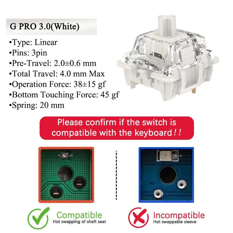 GATERON G Pro V3.0 Mechanical Keyboard Switches