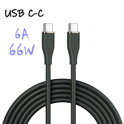 66W USB-C Silicone Cable