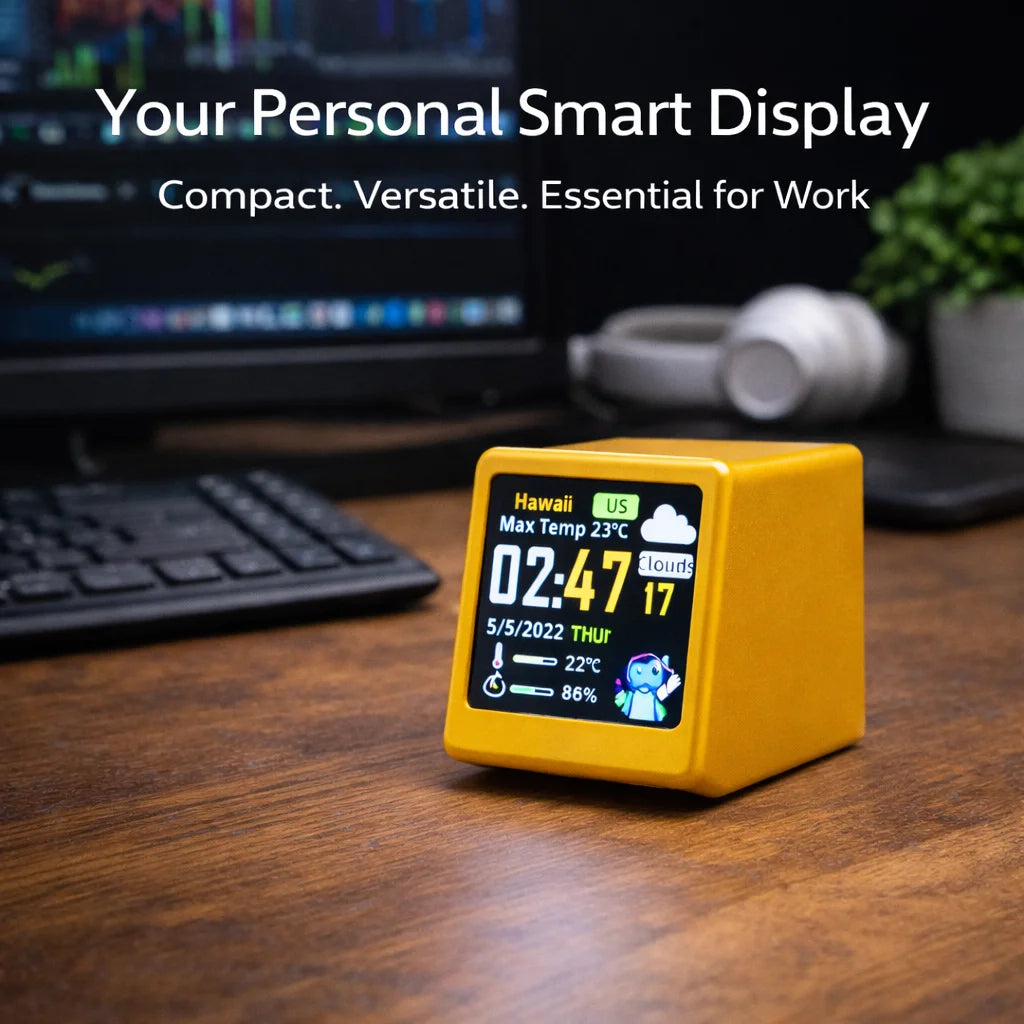 Smart WiFi Market Monitor Clock
