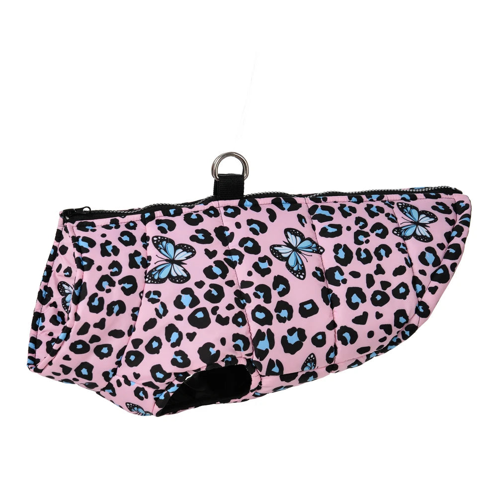 Waterproof Winter Dog Coat with D-Ring